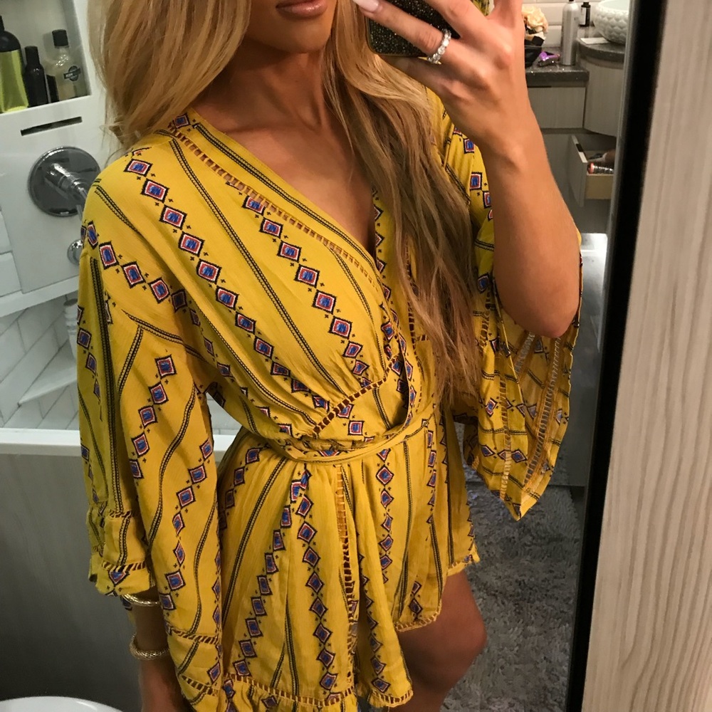 Yellow romper